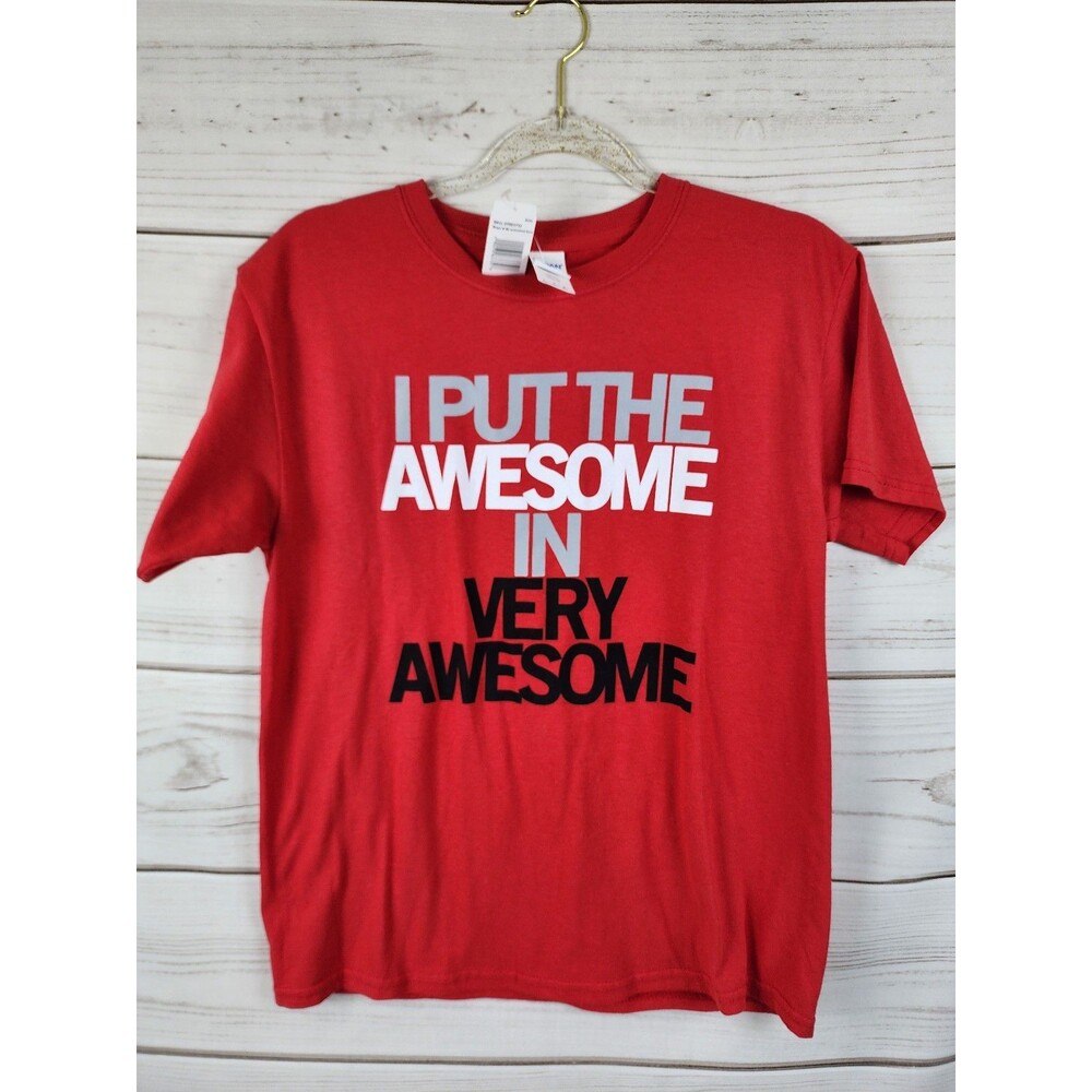 I put Awesome Motivational T-Shirt Boys Youth Large